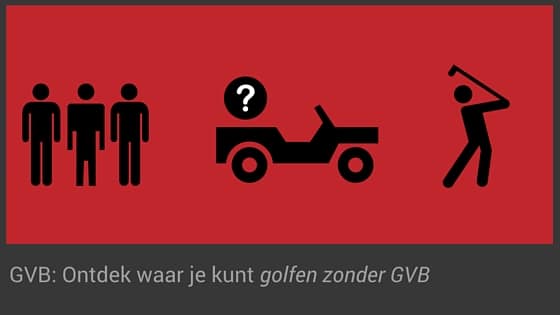 Golfen zonder GVB